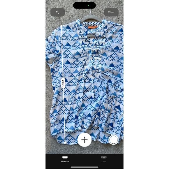 Oliphant geometric tunic dress coverup, XL $168 G19 - Picture 6 of 8